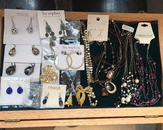 costume jewelry - lots of never opened or worn pieces