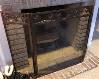 Fireplace screen