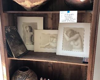 Silver nitrate photographs by Lyman Chalkley, African baskets, Ollas 