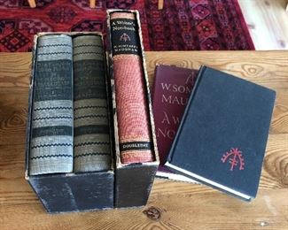 collection of 1st Editions by Somerset Maugham - also 1st Edition of Clarissa - by Samuel Richardson - Author if the first published Novel Pamela. 