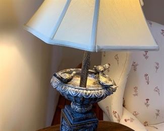 Cast iron lamp
