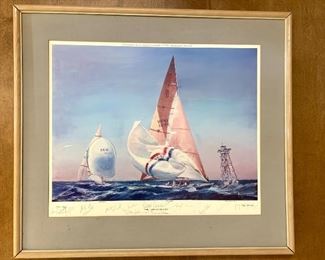 America’s Cup signed by all of the crew