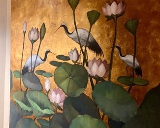 Oil on canvas, 4’ by 4’