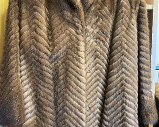 Ladies fur mink coat