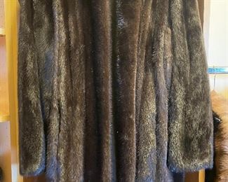Ladies fur mink coat