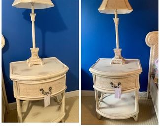 Pair of matching nightstands by Laura Ashley