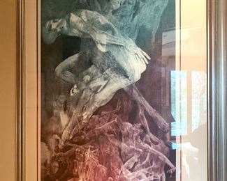 G. H. Rothe framed print “Dawning” signed & numbered 7/150, measures 37” by 49”