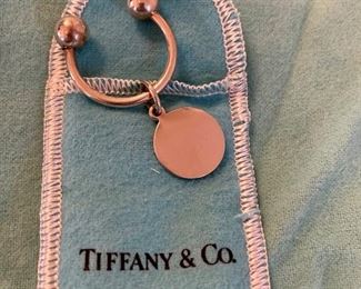 Tiffany sterling key ring