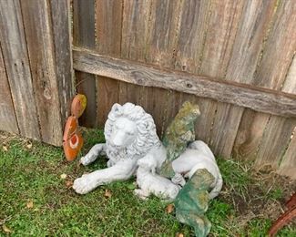 $28-  Resin Lion  with
Lamb