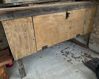 $50- Large wooden box