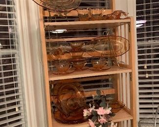 $240 OBO- Large Amber dinner sad