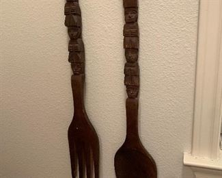 $28~ MID CENTURY MODERN FORK AND SPOON 