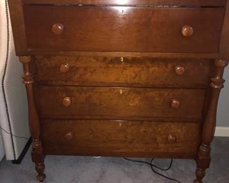 Beautiful KY cherry column front chest, made by Colonial House Furniture, Auburn KY.  This piece is in excellent condition and ready for use.  This is a southern inspired chest that has been made by KY/TN furniture craftsman since the 1790’s. 