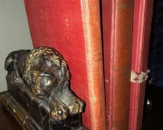 Lion heavy bookends
