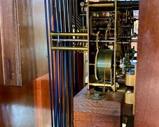 Lot 5000. $900.00 Like New Howard Miller Grandfather Clock. Beautiful wood grain. keeping great  time. This is Model 610-451 with Movement: 354044J.  Howard Miller Clocks are some of the best on the market.  Heirloom quality.  Incomparable workmanship, unsurpassed quality and a quest for perfection. It’s what Howard C. Miller insisted on when he founded the company back in 1926. Howard Miller clocks offer Quality, Selection and Value.  24" W  x  84" H  x 14.5" D