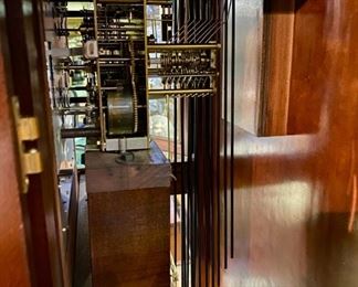 Lot 5000. $900.00 Like New Howard Miller Grandfather Clock. Beautiful wood grain. keeping great  time. This is Model 610-451 with Movement: 354044J.  Howard Miller Clocks are some of the best on the market.  Heirloom quality.  Incomparable workmanship, unsurpassed quality and a quest for perfection. It’s what Howard C. Miller insisted on when he founded the company back in 1926. Howard Miller clocks offer Quality, Selection and Value.  24" W  x  84" H  x 14.5" D