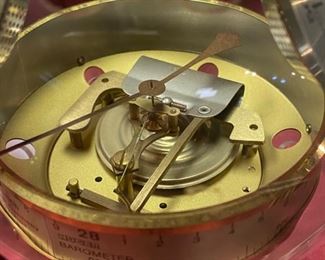 Lot 5023. $125.00 Firm.  Vintage Huger Sputnik Globe Gold Barometer Weather Station West Germany 1958 MCM. This is an authentic weather station shaped like the Sputnik that Russia launched in 1957.  Just sold this exact piece on eBay Buy It Now.