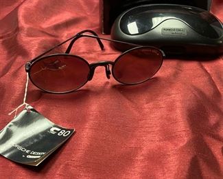 Lot 5030. $100.00  Vintage Porsche Design Studio Sunglasses by Carrera #5658-90  Black Frames and Dark Lenses.  Includes original case and outer box.  Very Rare from 1980's and Made in Austria.  