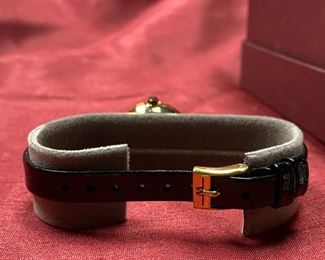 Lot 5050. $84.00 Vintage New Wittnauer Womens Black band watch, in box  (was $148.00)