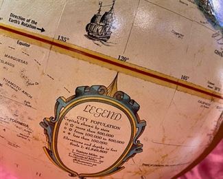 Lot 5053. $65.00. Vintage Replogle 12" globe World Classic series. Wood Base.  New Old Stock...Quantity Available 3.