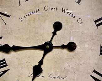 Lot 5058. $25.00. 19" round battery operated clock. Edinburgh Clock co. London, England