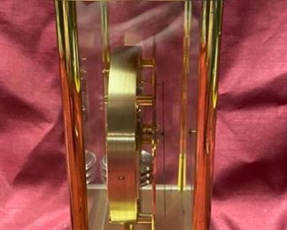 Lot 5068. $150.00.  Vintage Huger Meteobar Barometer in glass case w/brass trim. Displays in millibars vs conventional barometer face, and is more accurate as a result.   VERY HEAVY, Made with Precision in Germany  6.5" W  x  3.75" D  x 10.5" H