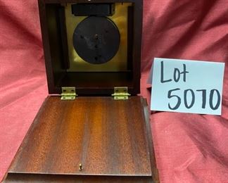 Lot 5070. $65.00. KB Quartz Clock in a box with Millimeter Millibar,  Made in Germany	6.5" W  x  6.5" D x 6" H. Another Great looking Clock!