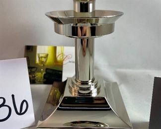 Lot 5036. $80.00.  Stunning Waterford Crystal Hope for Abundance Hurricane, from the Times Square Collection. new w/box, MSRP $219.   11-1/4" x 5-1/4" Beautiful Valentines Day Gift for your Sweetheart!  