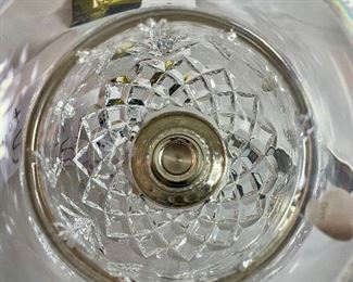 Lot 5036. $80.00.  Stunning Waterford Crystal Hope for Abundance Hurricane, from the Times Square Collection. new w/box, MSRP $219.   11-1/4" x 5-1/4" Beautiful Valentines Day Gift for your Sweetheart!  
