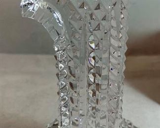 Lot 5043. $15.00 ea.  Waterford Number 1 Paperweight . MSPR $99. 00.  5"h x 2"w x .75"d. Quantiry 3 total, 2 in boxes.	