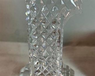 Lot 5043. $15.00 ea.  Waterford Number 1 Paperweight . MSPR $99. 00.  5"h x 2"w x .75"d. Quantiry 3 total, 2 in boxes.	