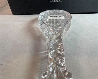 Lot 5047. $30.00  Waterford Tennis Racket, Paperweight or nice accent piece. Made in Ireland. 7"long x 3"wide, $98.00 MSRP