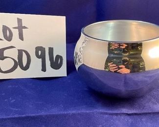 Lot 5096. $24.00. Nambé #6183 Santa Fe Bowl c.1994. 4" The cutest lil bowl! 