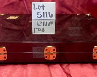 Lot 5116. $75.00 dapy- made in France. Black Clear Acrylic Briefcase, Labeled: Berlex Imaging tm.  This is an advertising-marketing product.  Slight chip on top by latch (see photos) 17" W x 13.5" H  x 3" D.  Dapy is a Manufacturer of Luxury Packaging using acrylics. 