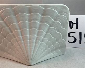 Lot 5157.  $115.00. A lovely Lladro lot includes a 1985- Lladro Collectors Society Don Quixote Plaque (6"wx4"h) with a shell design on the back. 1984 Lladro Cat 'n Mouse (2.5"hx3"w) figurine, and a Porcelain "Nosegay" 4.5" x 2"h. Little wooden stand not included. 