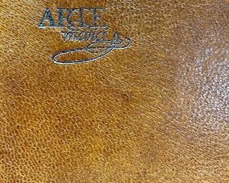 Lot 5217. $75.00 Traveler's Game Box for Magnetic Chess and Backgammon Set by Arti Medici.  Made in West Germany 9.5" L  x 7" W.  ART-Nr 25040 