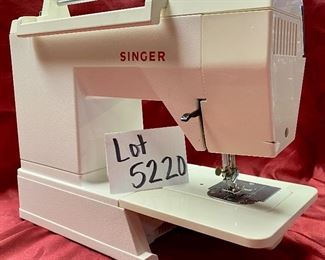 Lot 5220.   $75.00. Singer Electronic Control Model #4562. With Pedal & Power Cord. Great Condition, tested and working. 