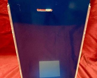 Lot 5222. $125.00. Rare Vintage Pelikan Pen Plexiglas Display Case with Lock and Key.  3 shelves for display of Pelikan products. 10" W x 6" D  x 18" H.  