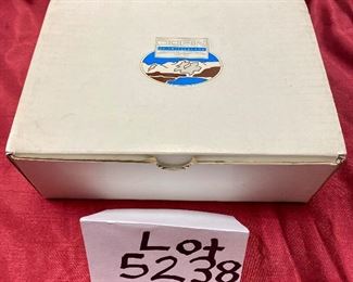 Lot 5238. $35.00 BEAUTIFUL Wood Inlay Music Box, by Jobin of Switzerland Music Box. Plays "Wind Beneath My Wings" would be a great valentine's day gift!  #2053401. Includes original box and dust cover.