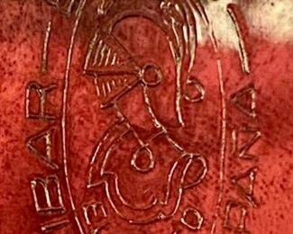 Lot 5240. $190.00  El Casca Espana Eibar 23K Gold Plate/Black Mechanical Pencil Sharpener. Super Cool.  Very Detailed made with precision in Spain, 6" H x 4.5" diameter  base. This one is in better shape than most pre-owned.  