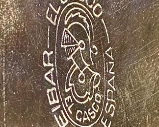 Lot 5240. $190.00  El Casca Espana Eibar 23K Gold Plate/Black Mechanical Pencil Sharpener. Super Cool.  Very Detailed made with precision in Spain, 6" H x 4.5" diameter  base. This one is in better shape than most pre-owned.  