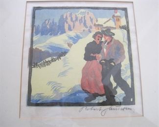 Woodblocks by Herbert Gurschner & Robert Saurwein.