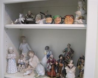 Lladros. Toby Mugs. Capodimonte.