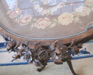 Table detail.