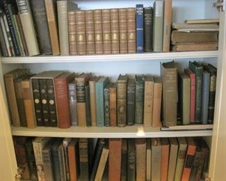 Hundreds of Vintage Books.