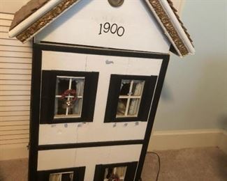Antique Doll House circa 1900.