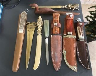 Knives and Letter Openers.