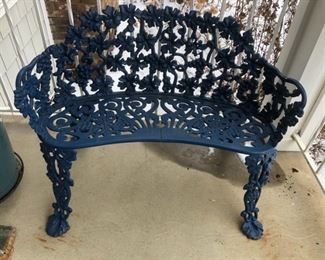 Cast Iron Loveseat.