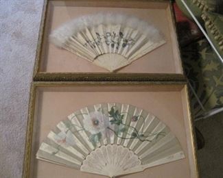 Framed Fans.