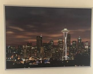 wall art, Seattle Space Needle 